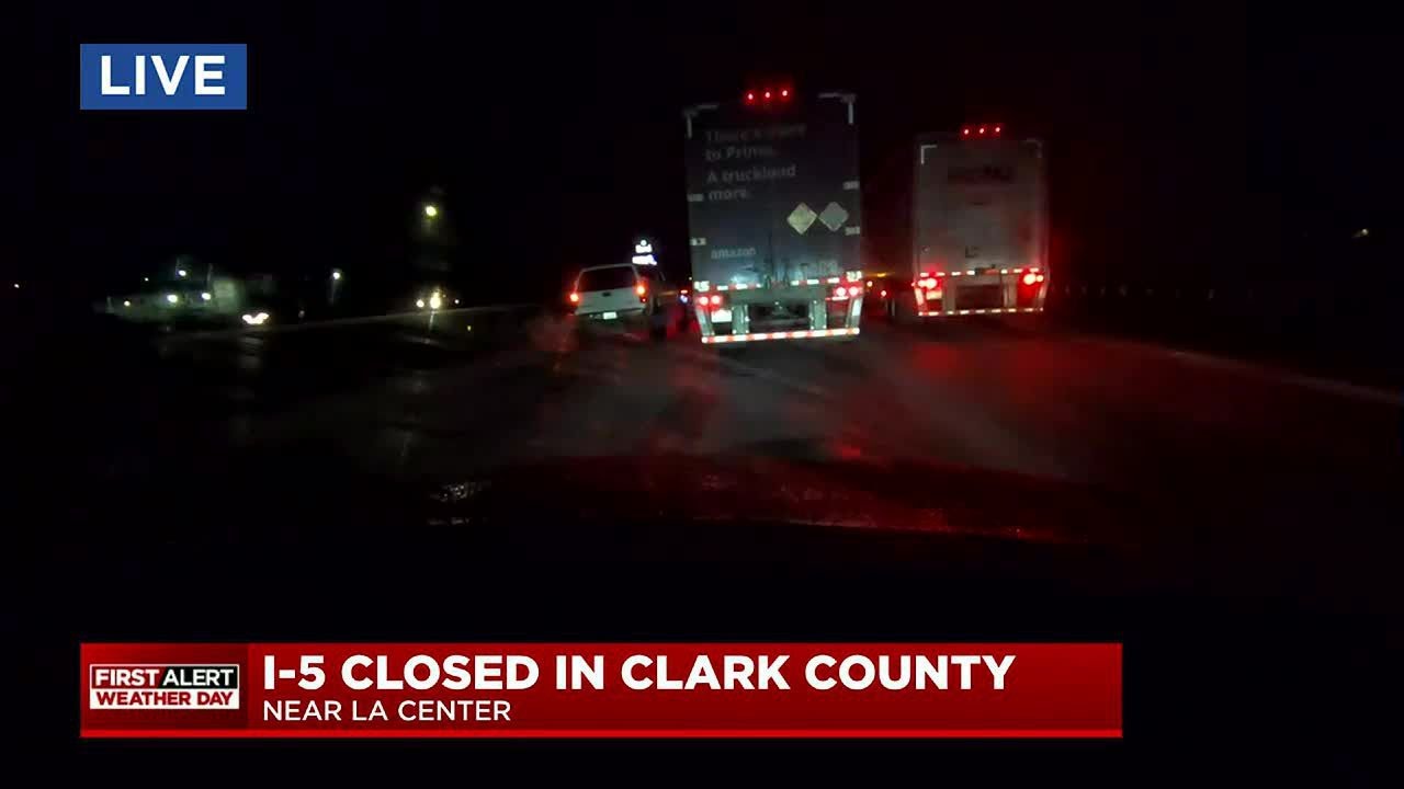Roads ice over as winter storm hits Oregon