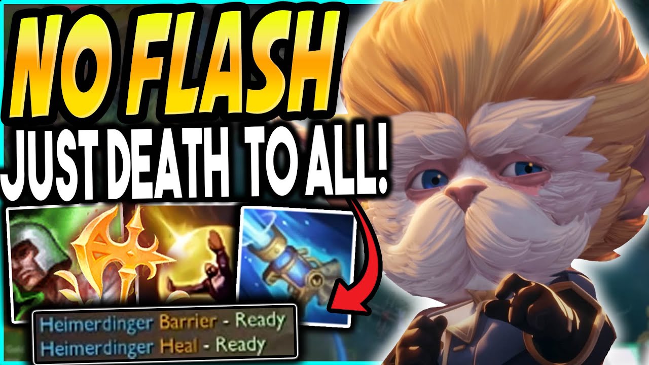 Do you REALLY need Flash? Conqueror Heimerdinger STANDS HIS GROUND! - League of Legends