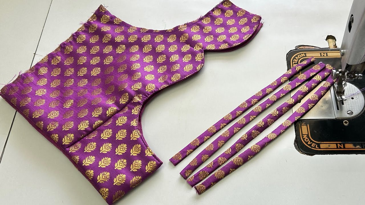 Super Blouse Neck Designs | Blouse Back Designs | Cutting And Stitching Back Neck Blouse Design