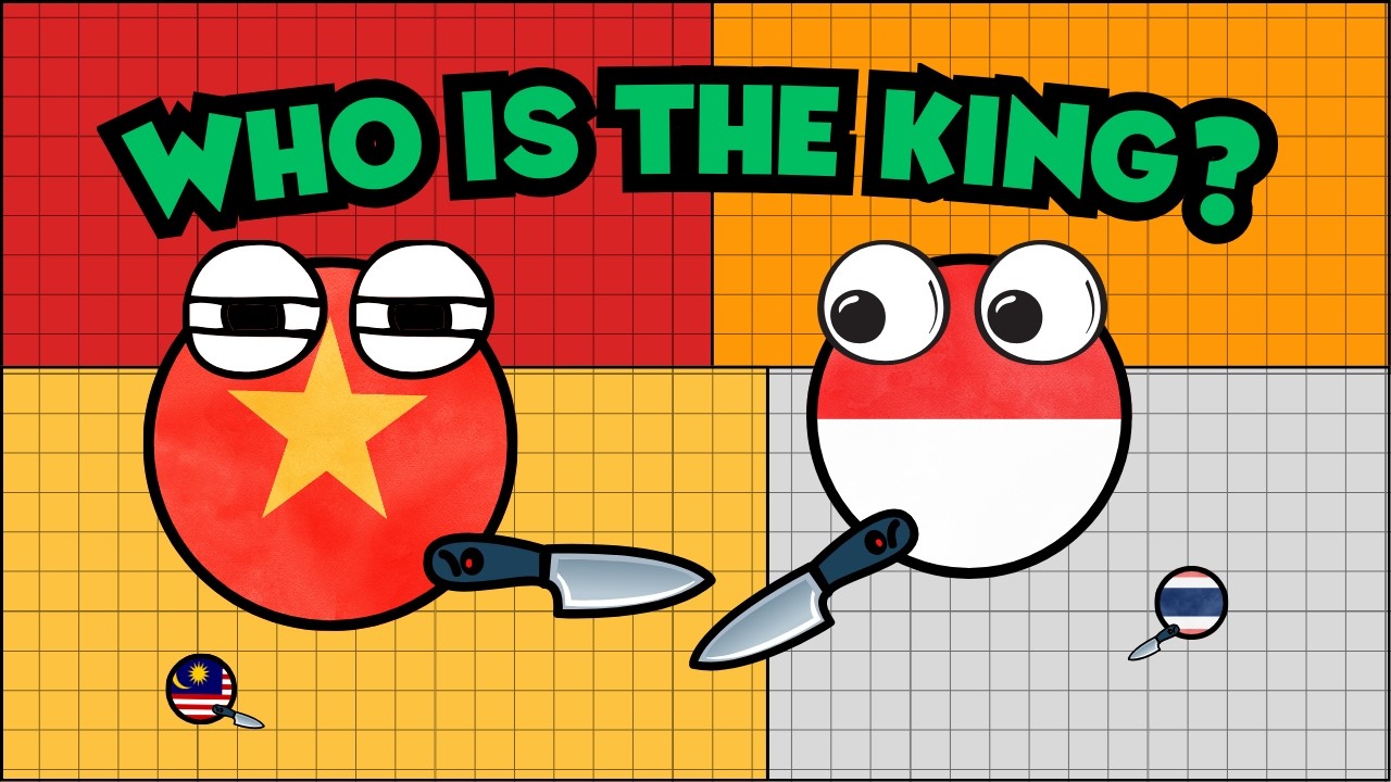 Southeast Asia Marble Territory War: EPIC - Who Wins?