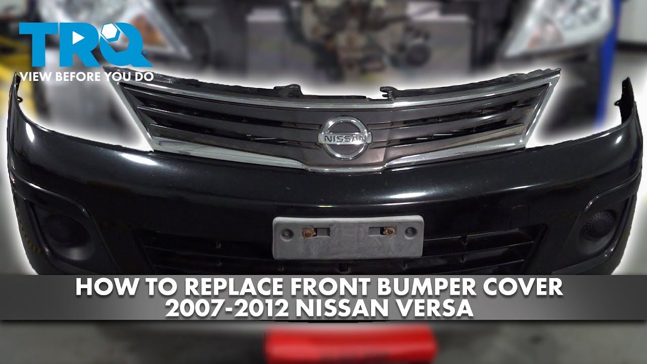 Как заменить передний бампер на Nissan Versa 2007-2012