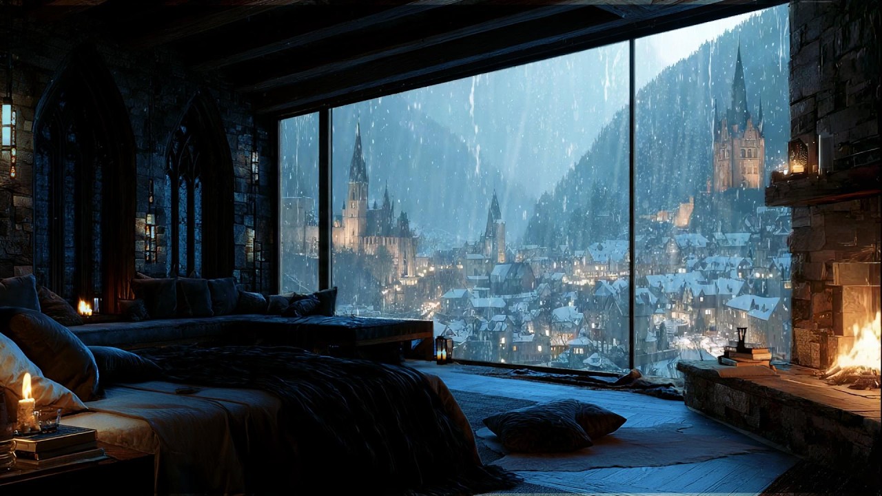 Heavy Rain White Noise for Sleep 🌧️ | Deep Relaxation Ambience for Insomnia