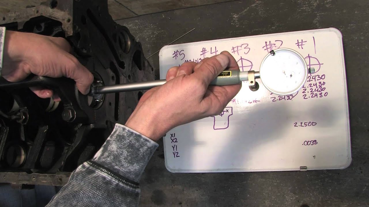 Blueprint 105 - Main Bearing Oil Clearances