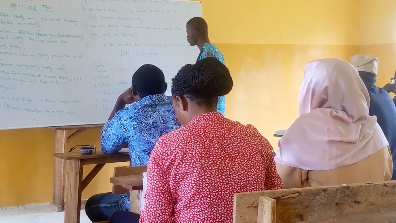 We provide Adult Education for Nigerians (learn how to read and write)