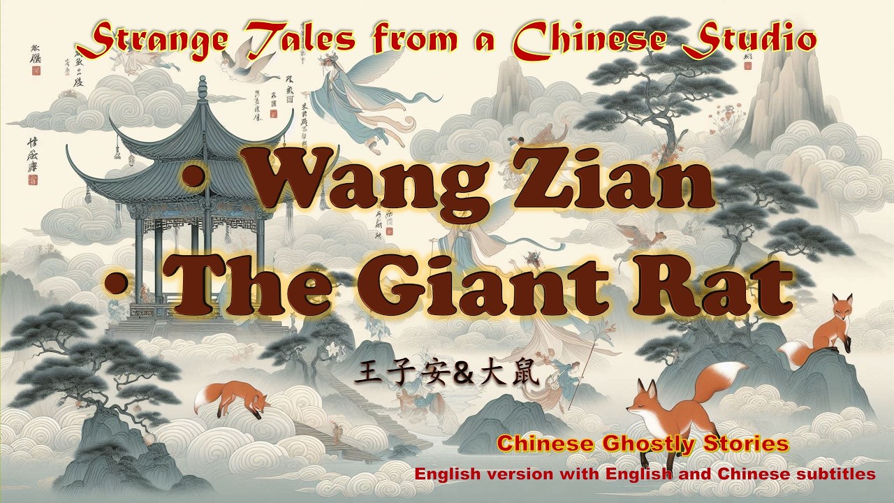 【Stories from Liao Zhai】 Wang Zian & The Giant Rat 王子安&大鼠 #Folk Legend #Ancient Paintings