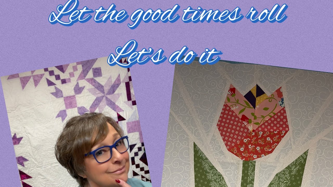 FPP  TULIP TIME #sewing #foundationpaperpiecing 