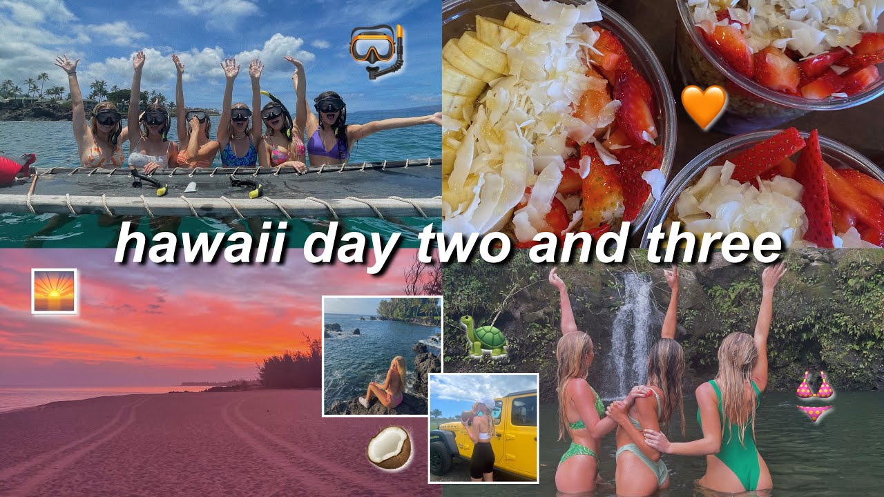 VLOG: HAWAII DAY TWO AND THREE! Snorkeling with turtles, Road to Hana, Garden of Eden & more! 💚🥥🗺