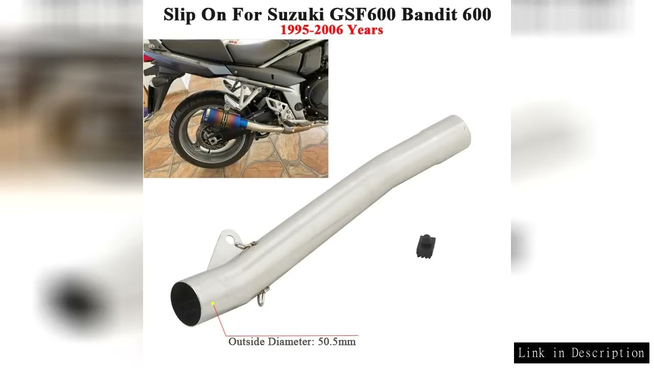 Motorcycle Exhaust Escape Systems For Suzuki GSF600 GSF 600 Bandit 600 1995 - 2005 2006 Modify Link