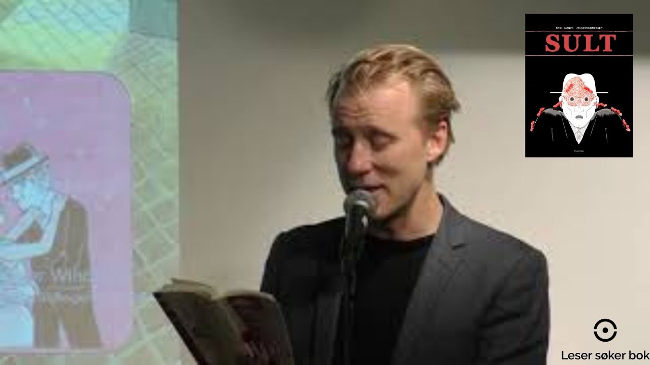 Thorbjørn Harr leser utdrag fra Knut Hamsuns Sult til musikk av Morten Qvenild.