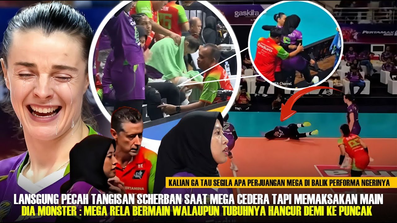 Scherban Histeris..!! Kaget Lihat Performa Mega vs Medan padahal Dalam Keadaan Cedera : Dia Monster