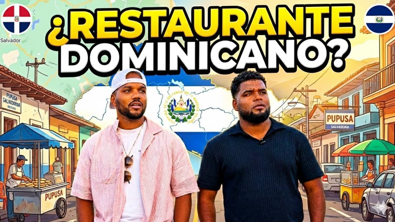 ¡NO hay comida Dominicana en EL SALVADOR! sorprendemos a @Otraruta 
