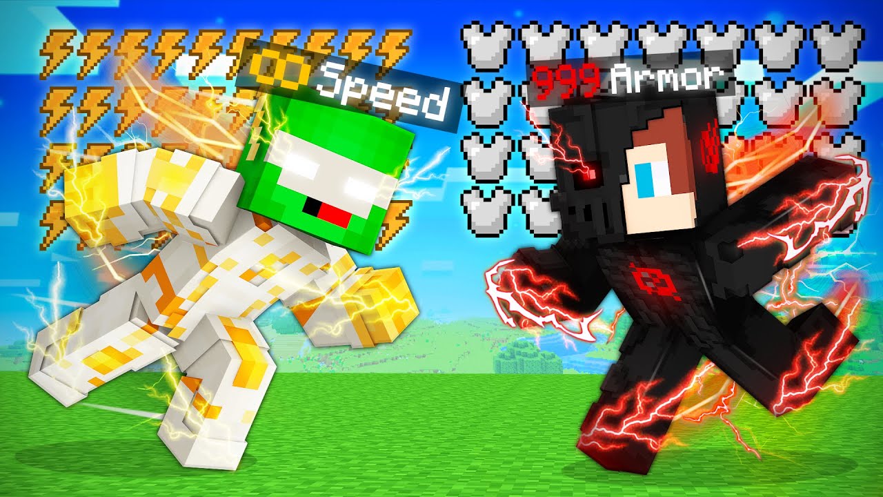 Броня BLACK FLASH JJ против брони GODSPEED Mikey в Minecraft - Maizen JJ и Mikey