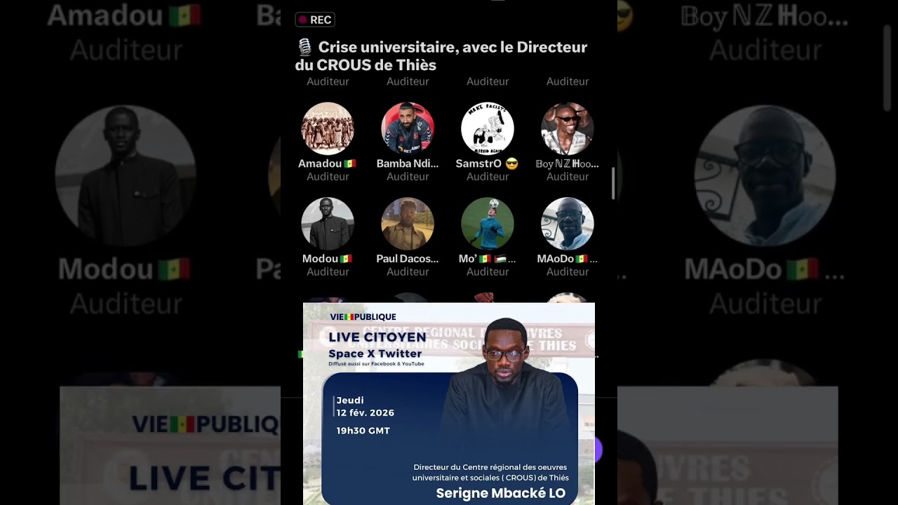 Serigne Mbacké Lô, décrypte pour nous les causes réelles de la crise universitaire actuelle