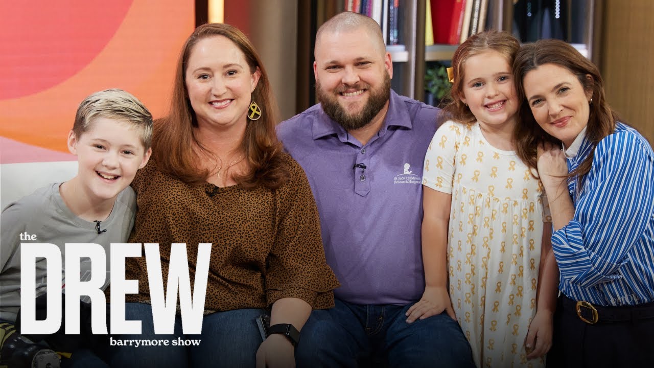 Drew Barrymore Meets Young Man Battling Cancer with Big Sense of Humor