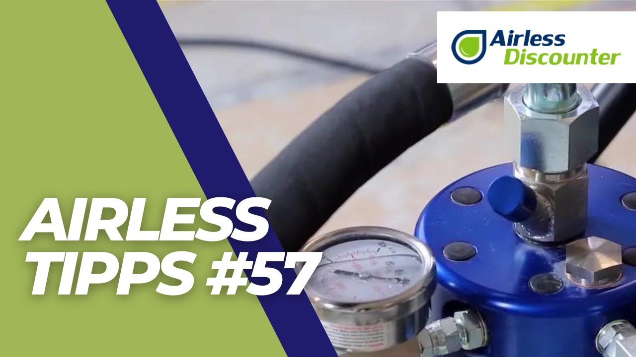 Inbetriebnahme einer Membranpumpe am Beispiel einer FARBMAX Airless M10 Plus - Airless Tipps #57