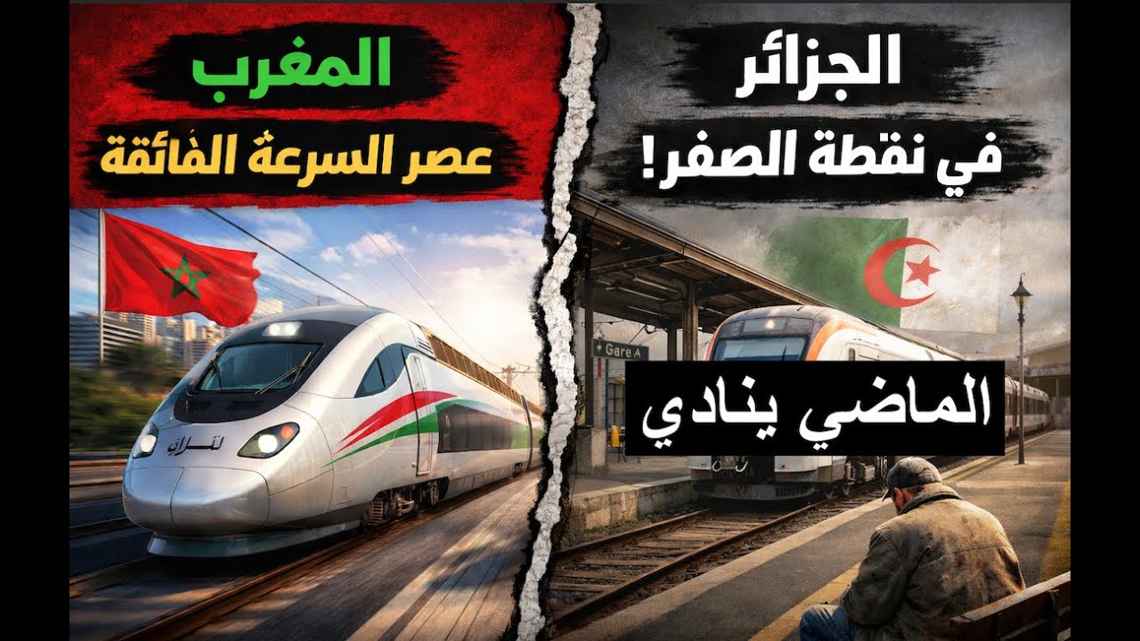 المغرب دخل عصر السرعة الفائقة… والجزائر ما زالت في نقطة الصفر