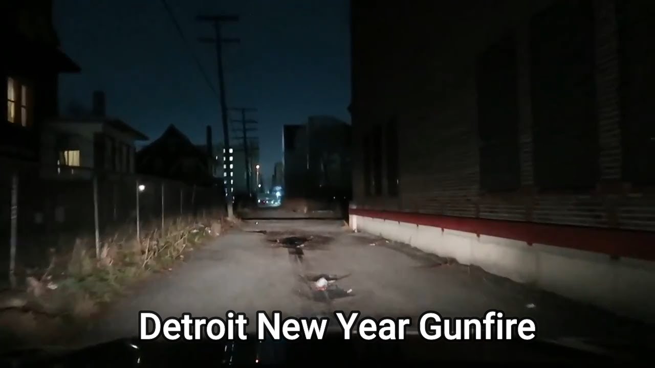 DETROIT NEW YEARS GUNFIRE VS CHICAGO NEW YEARS GUNFIRE