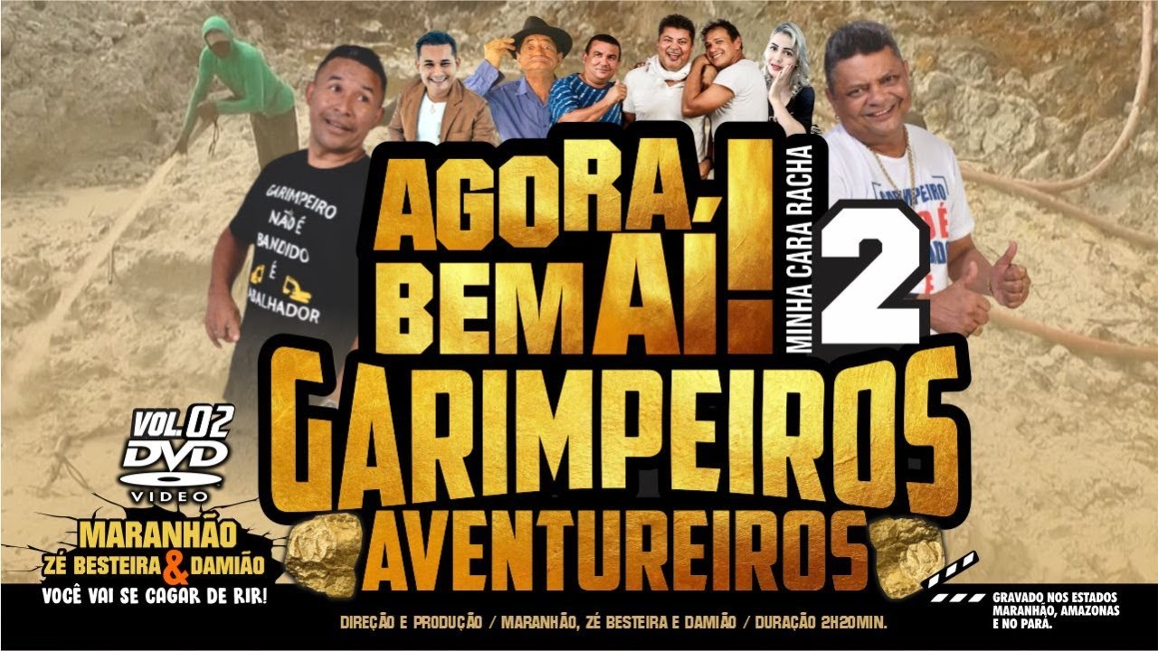 Agora Bem Ai! Minha Cara Racha 2 - Garimpeiros aventureiros.