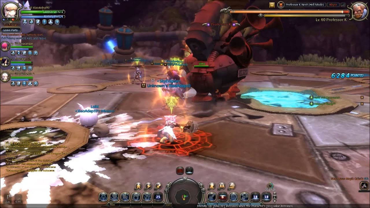 Dragon nest Pkn Hell run (Adept gameplay)