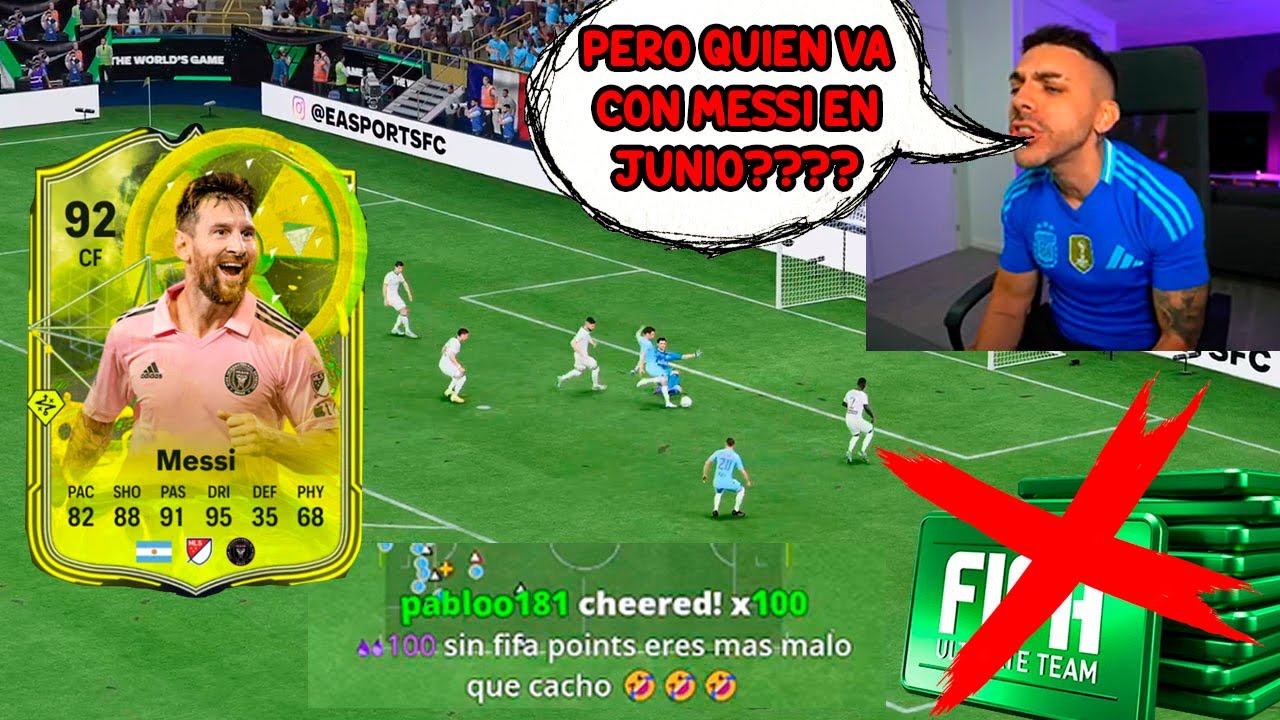 DjMaRiiO PIERDE vs RIVAL QUE USA a MESSI 92 en JUNIO 😂😂