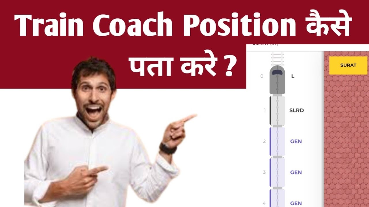 How to find train coach position? | Indian Railways Coach Position Checker