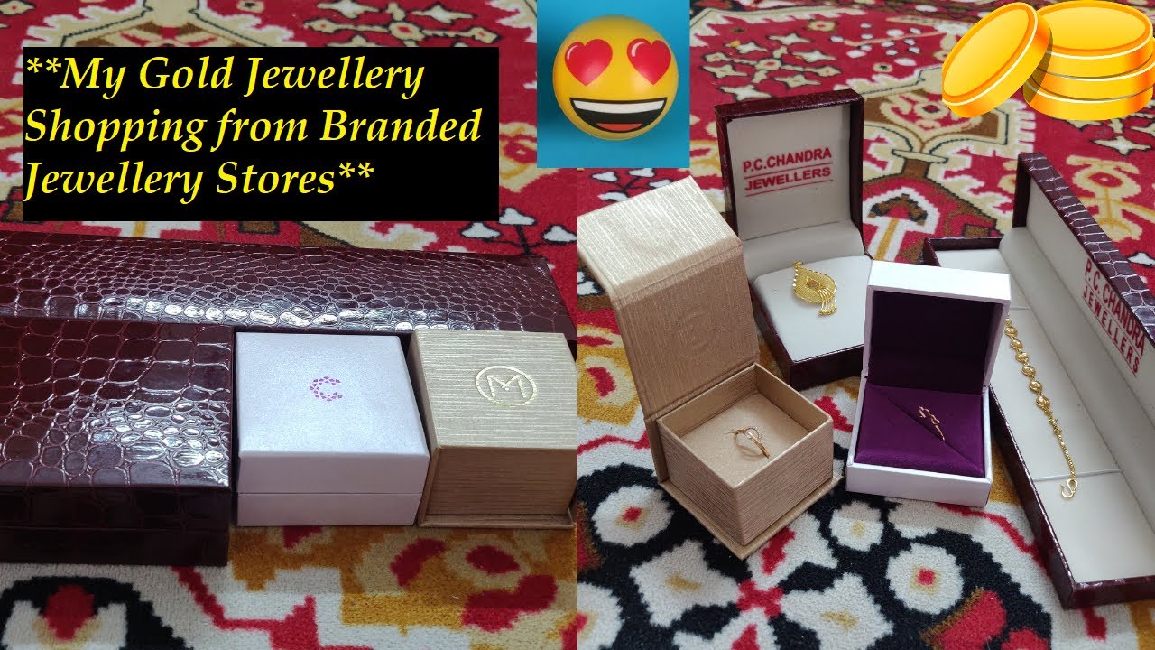 My Gold Jewellery Shopping from P.C.Chandra, Malabar & Caratlane with Weight & Price🛍️💃