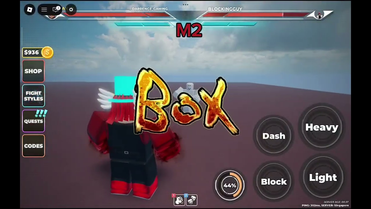 Nanomachines Style Showcase | Roblox Untitled Boxing Game