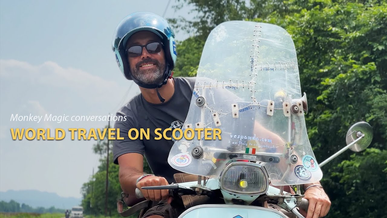 Italy to India & the world on 55 years old Scooter, BUT WHY?