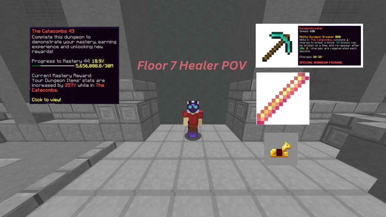 *UPDATED* Cata 40+ Healer POV - Floor 7 Guide (How to Pre Dev (PD) F7) | Hypixel Skyblock