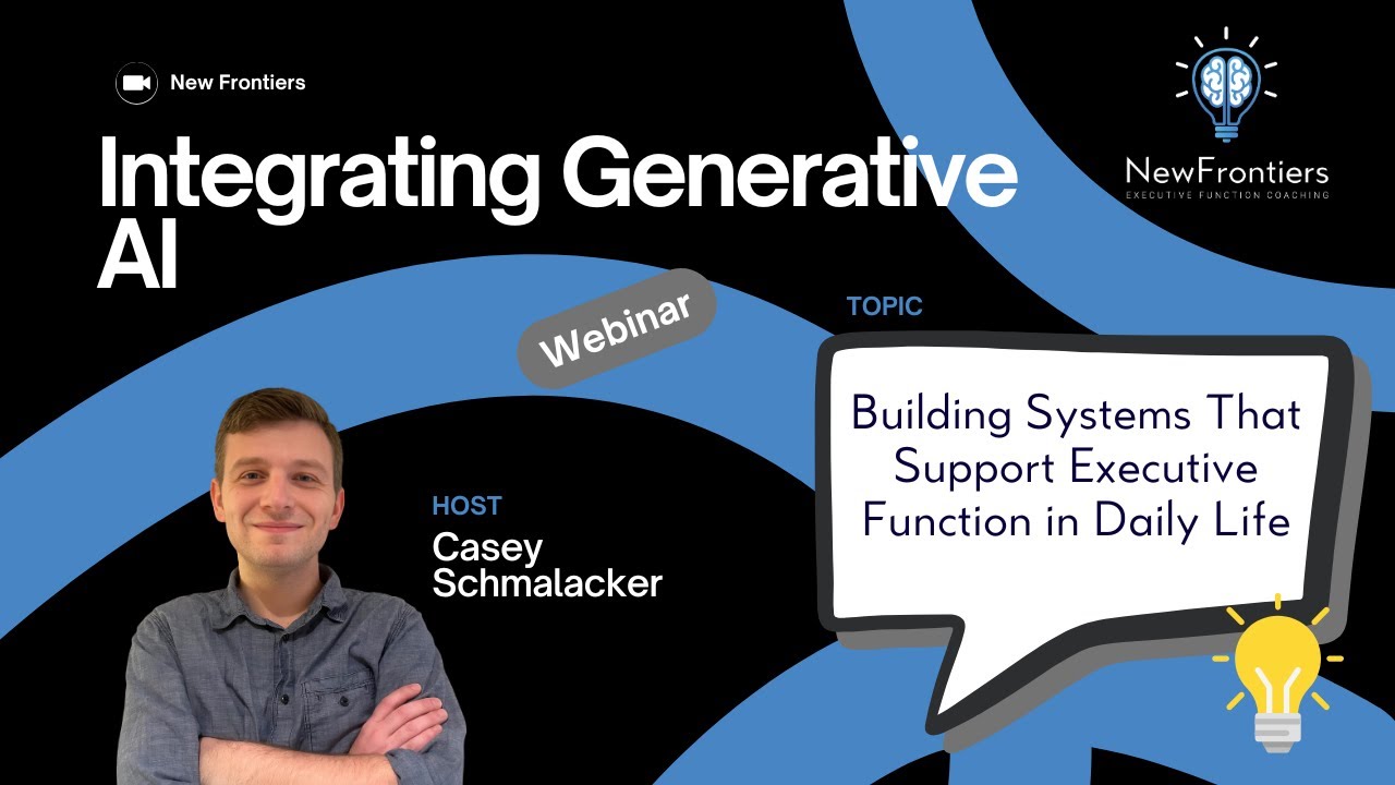 Integrating Generative AI — Building Systems That Support Executive Function in Daily Life