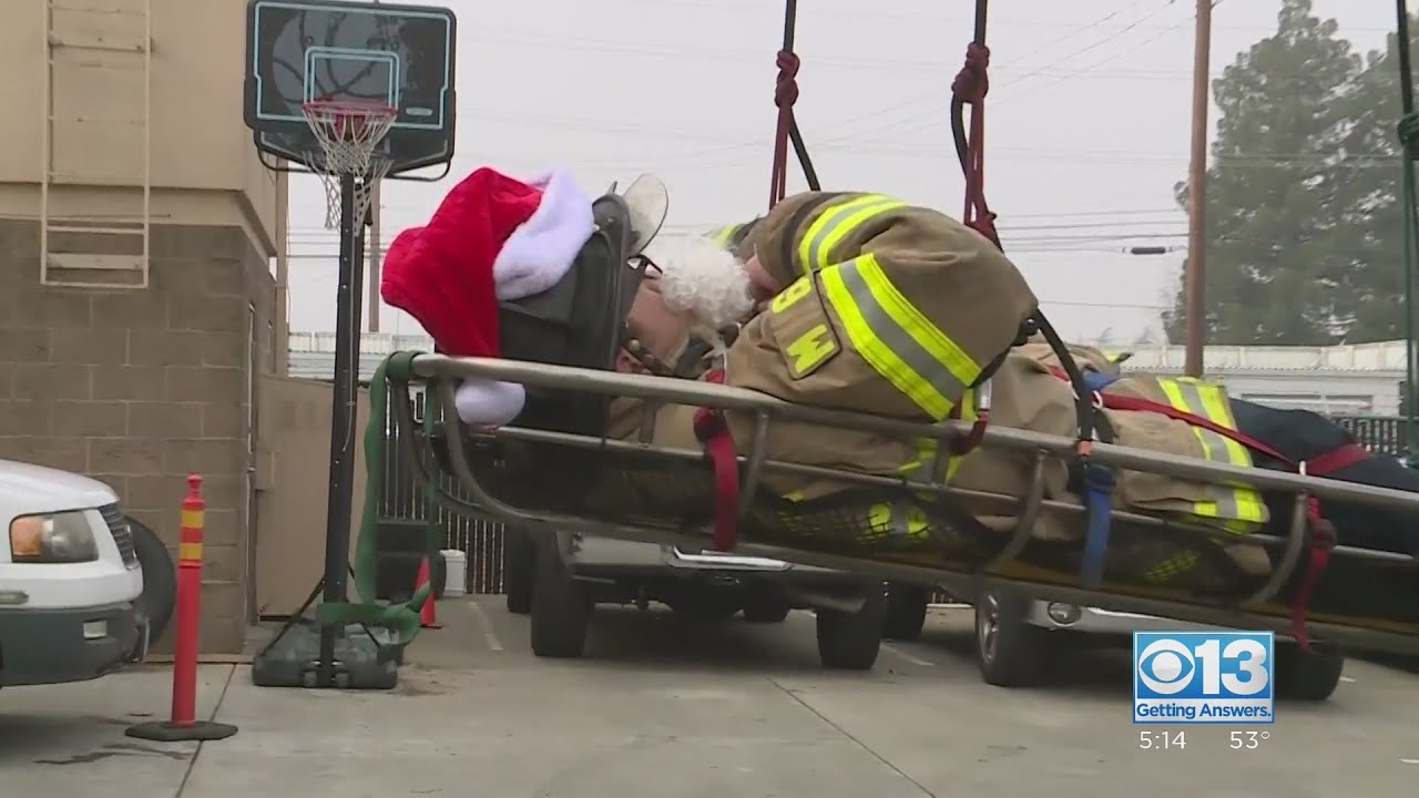 Sacramento Metro Fire runs 'Saving Santa' drill in case Santa needs assistance