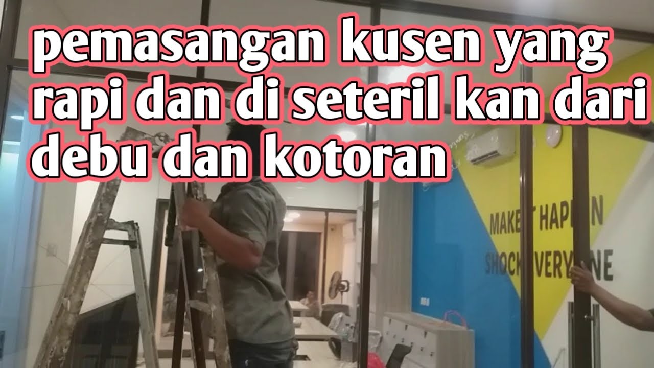 Pemasangan Kusen Almunium dan Kaca@zona glas13579