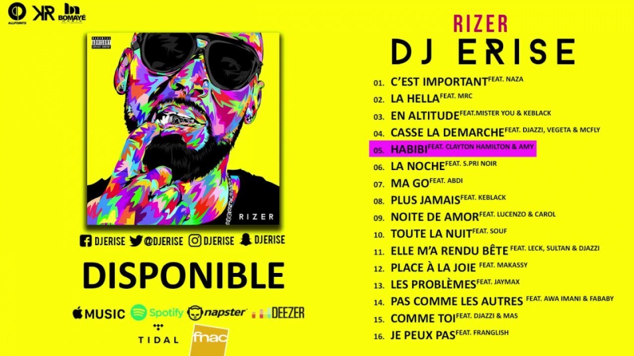 DJ Erise Ft. Clayton Hamilton & Amy - Habibi (Audio)