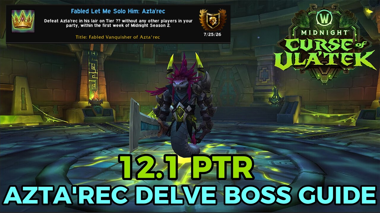 Fabled Let Me Solo Him: Azta'rec (Tier ??) Guide | Destruction Warlock (12.1 PTR)