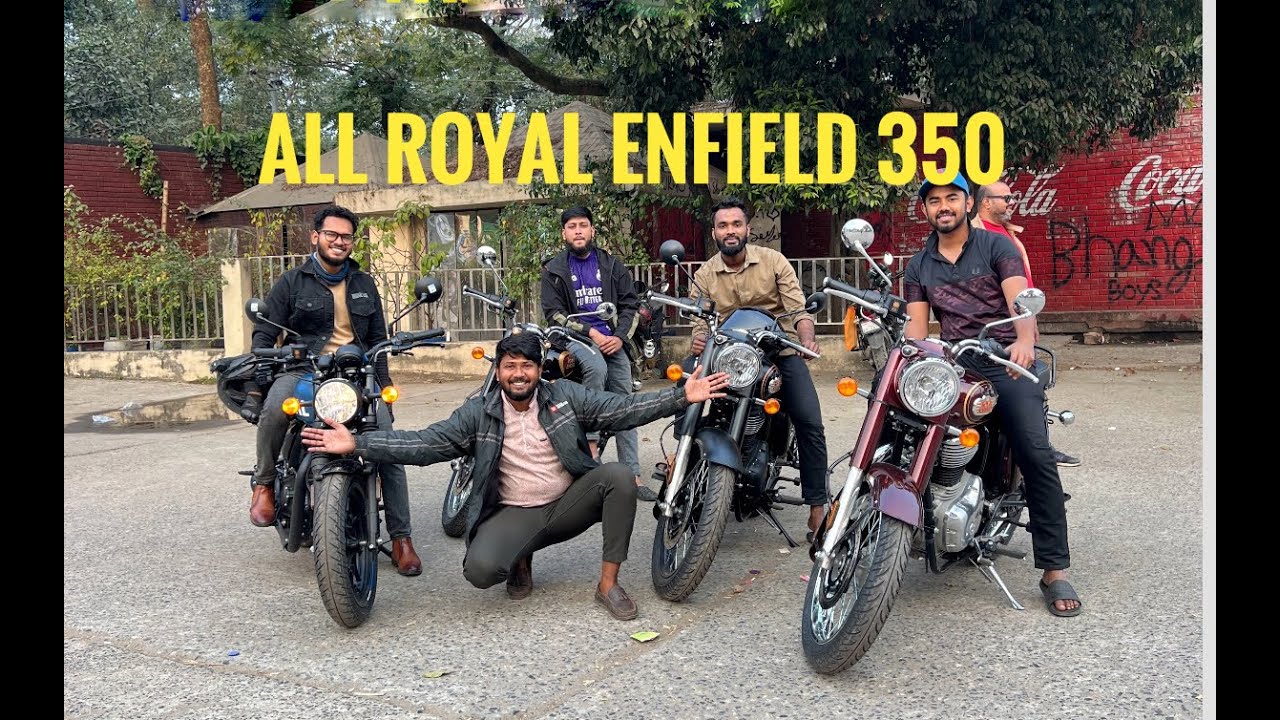 একসাথে পেলাম Royal Enfield Classic 350, Hunter 350 এবং Bullet 350 | Bikehub