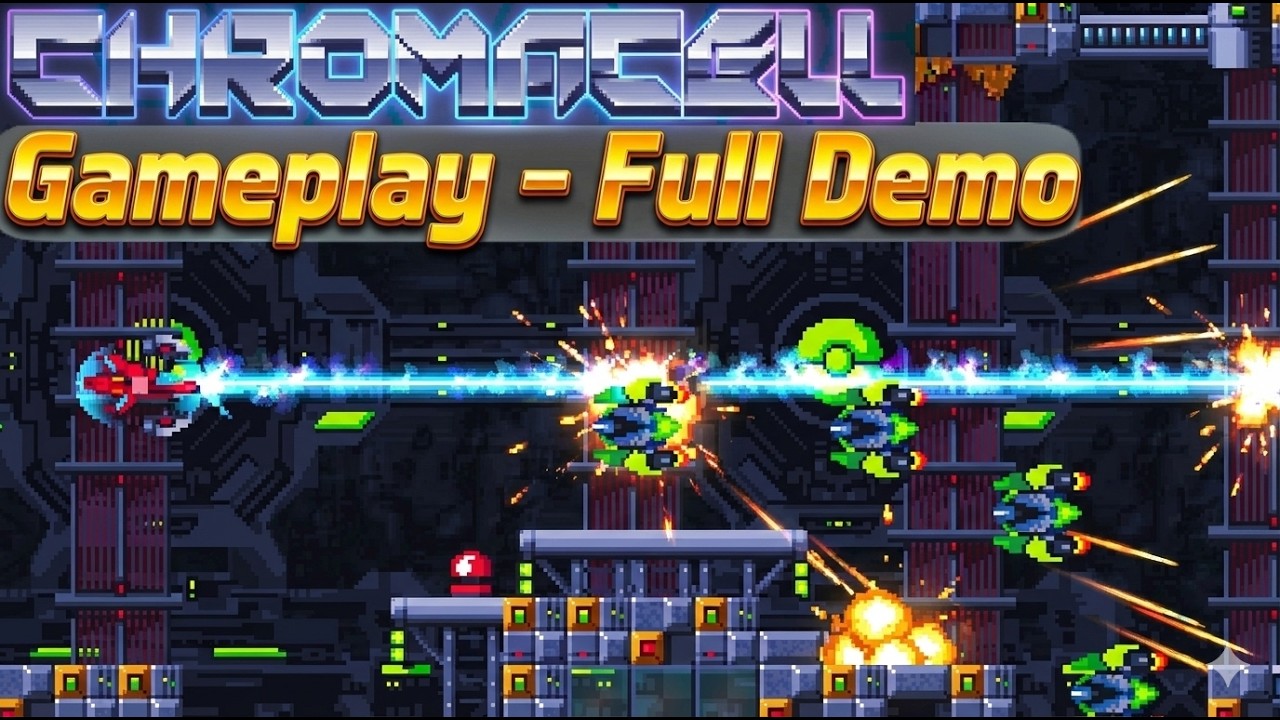 Just Like the Old Days: Chromacell Full Demo Gameplay