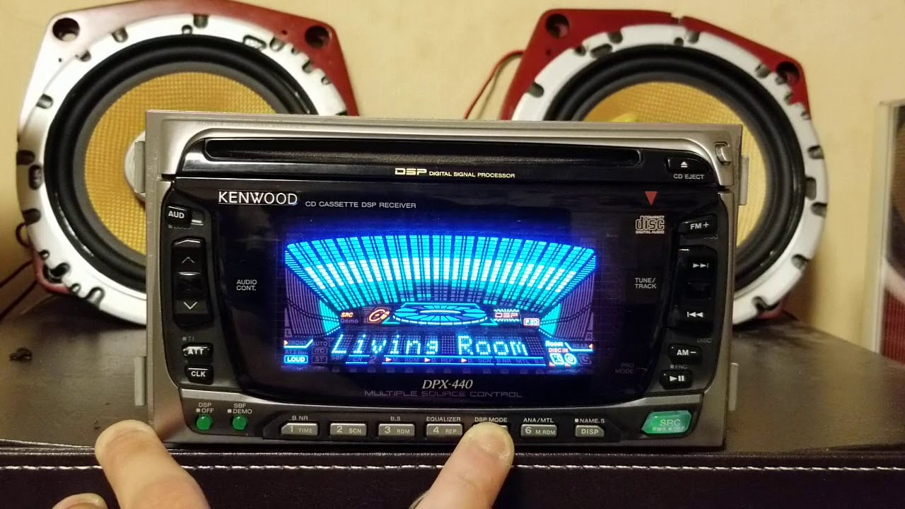 Kenwood DPX-440 CDカセット DSPレシーバー