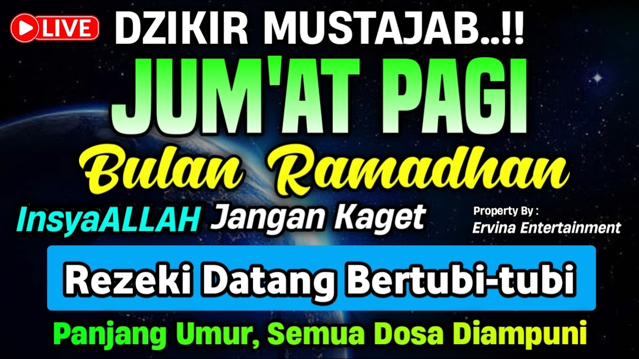 DZIKIR PAGI HARI JUMAT PEMBUKA PINTU REZEKI, ZIKIR PEMBUKA PINTU REZEKI | DZIKIR PAGI