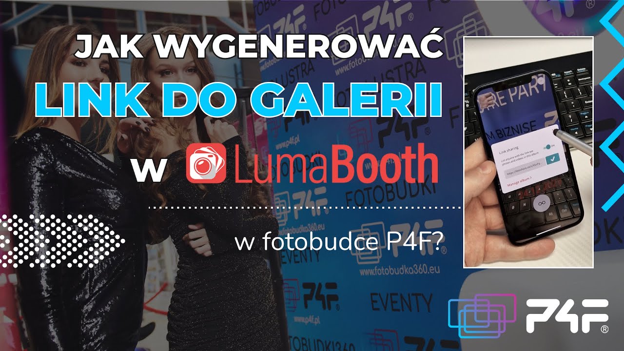 Jak generować link do całej galerii Lumabooth na telefonie fotobudki 360 #fotobudka360 #fotobudka