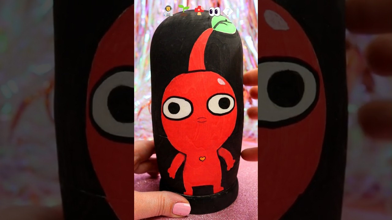 ASMR UNBOXING Pikmin Nesting Dolls Review ❤️#shorts #asmr #pikmin #nintendo #trending #gaming #fyp