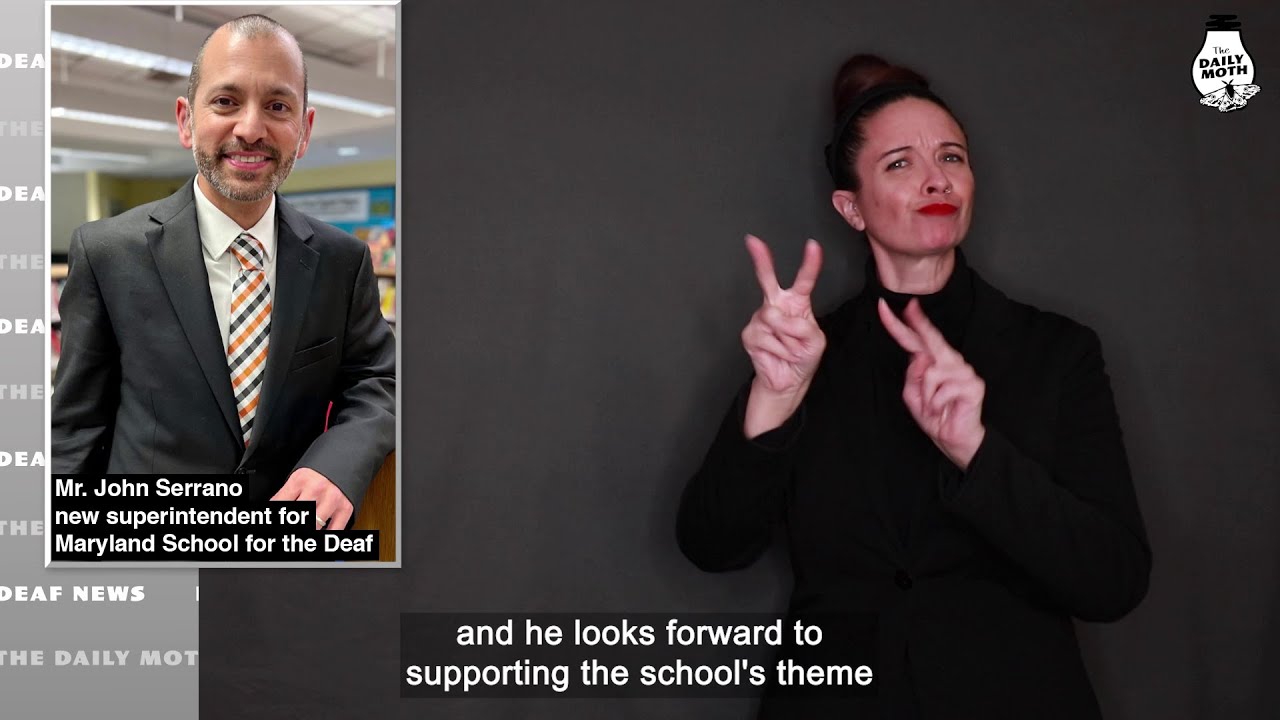 Deaf news briefs: Deaf girl signs national anthem; New superintendent for MD School for the Deaf