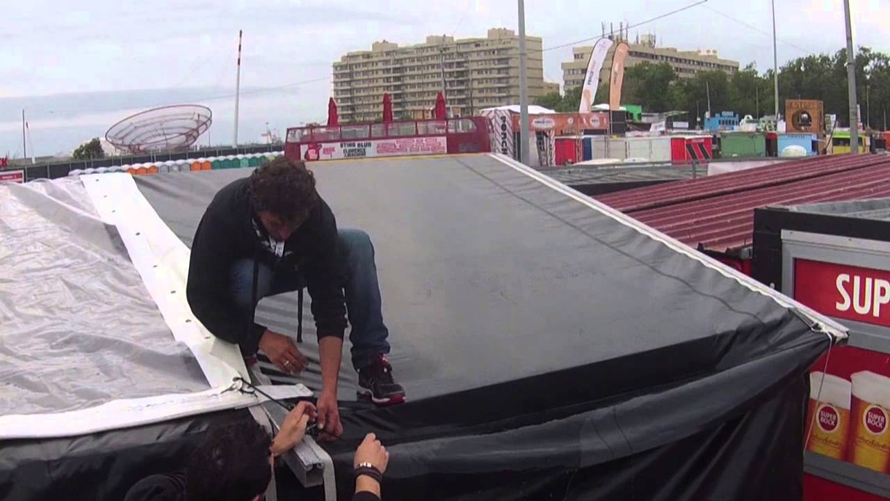 Montagem Queimódromo | Queima das Fitas do Porto 2015