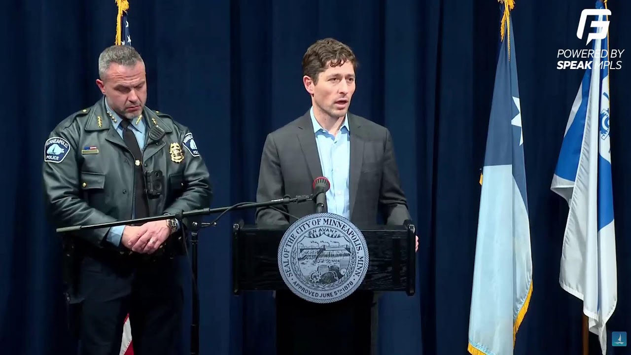 Mayor Frey and Chief O’Hara brief media on shooting tonight in Minneapolis involving ICE agents