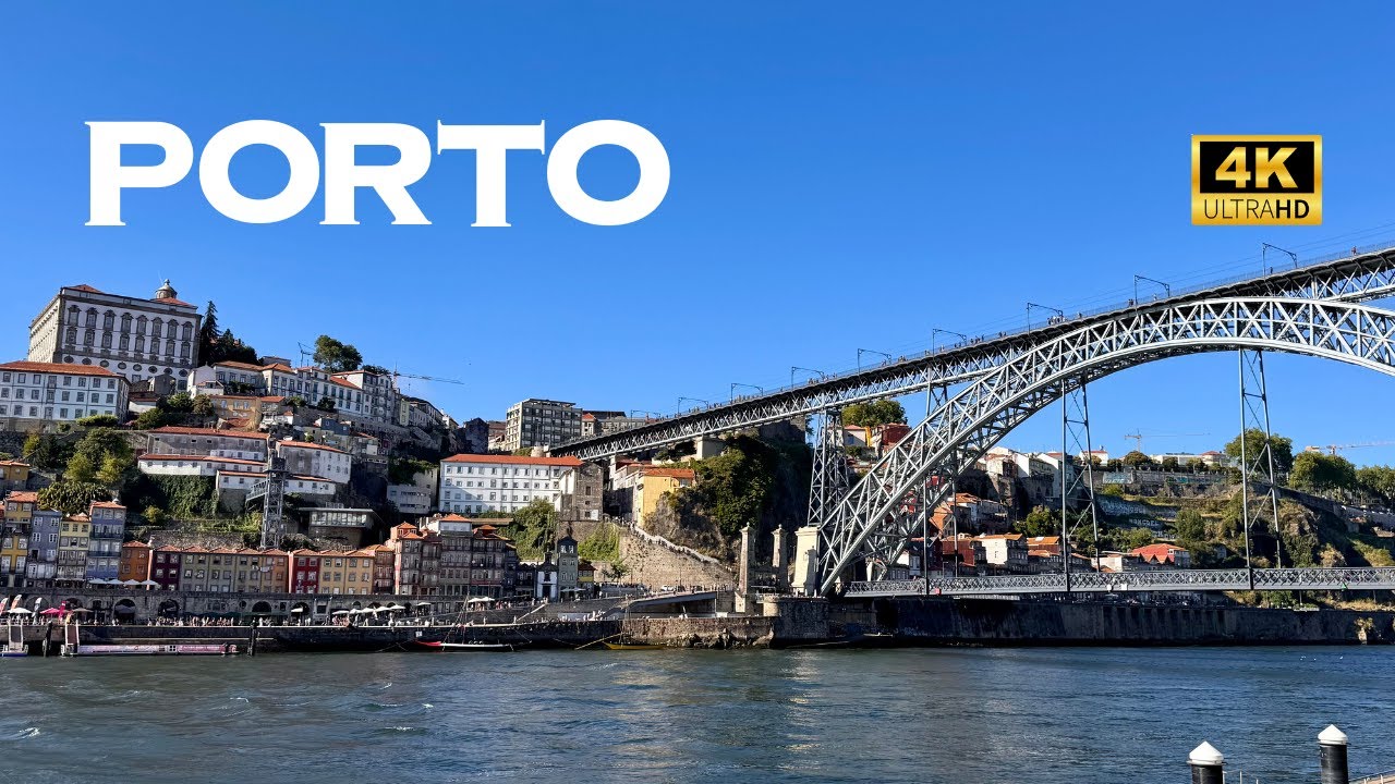 [4K] Porto Portugal 🇵🇹🐧 Walking Tour