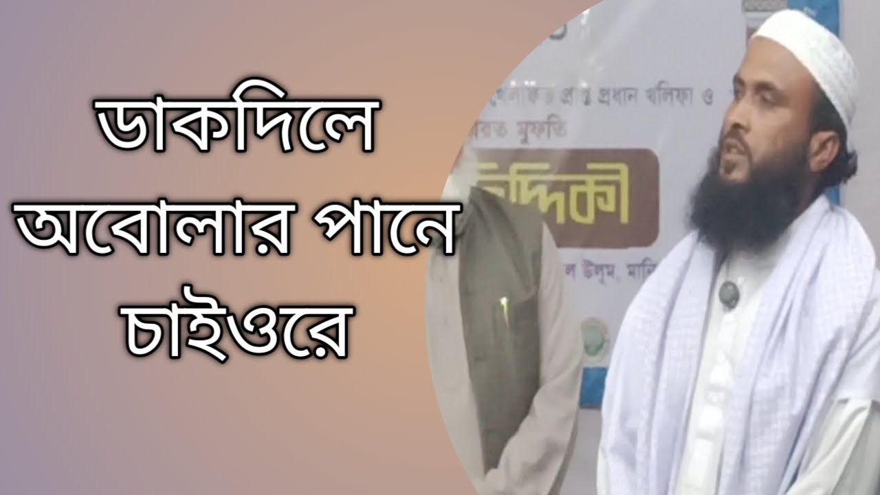 তুমি ডাকদিলে অবোলার পানে চাইওরে।নুর ইসলাম ভাইয়ের কন্ঠে গজল।১৫/২/২৬ মাসিকমাহফিল মানিকগঞ্জ দরবার শরিফ।