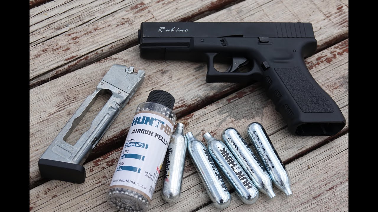Rubino GL-17 CO2 BB Blowback Air Pistol ( with Subtitles )