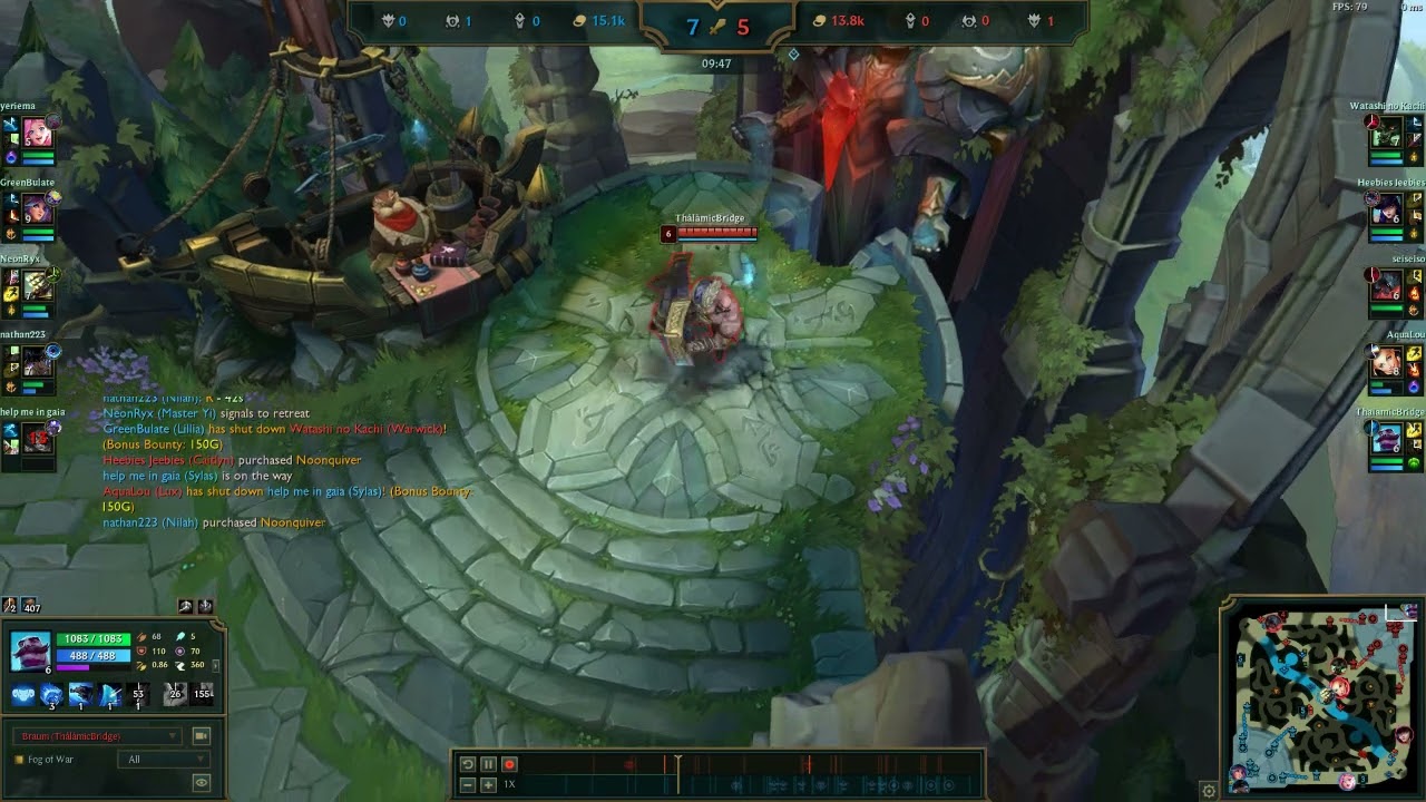 Braum/Caitlyn vs. Seraphine/Nilah
