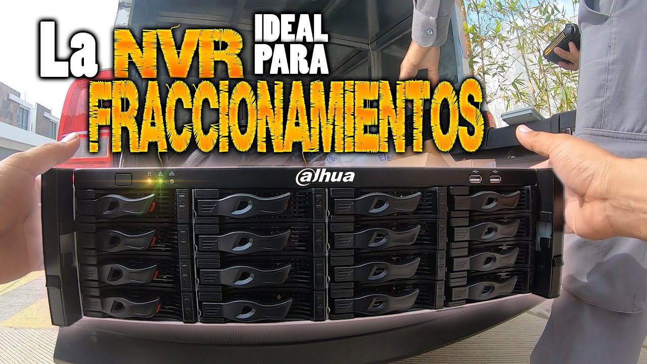 ✅ Instalacion de camaras ☝ DAHUA con fibra optica en FRACCIONAMIENTO NVR 16 bahias Segunda parte