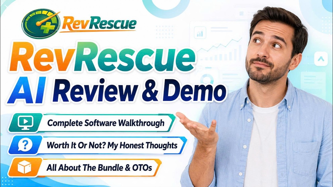 RevRescue AI Review & Bonuses 🔴 Full Walkthrough & Honest Verdict 🔴 RevRescue AI Real Review + OTO