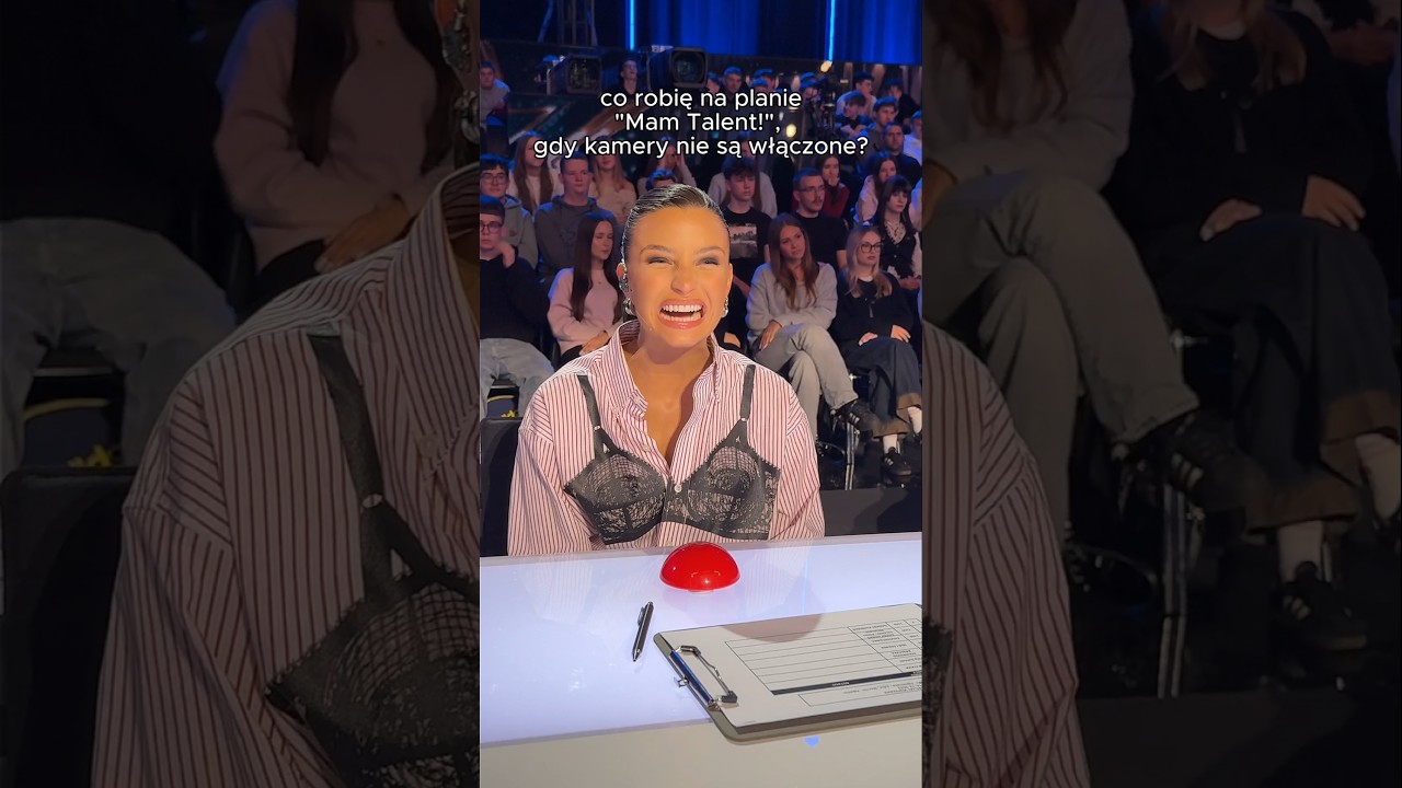 Co robi Julia Wieniawa na planie Mam Talent gdy kamery nie są włączone?
